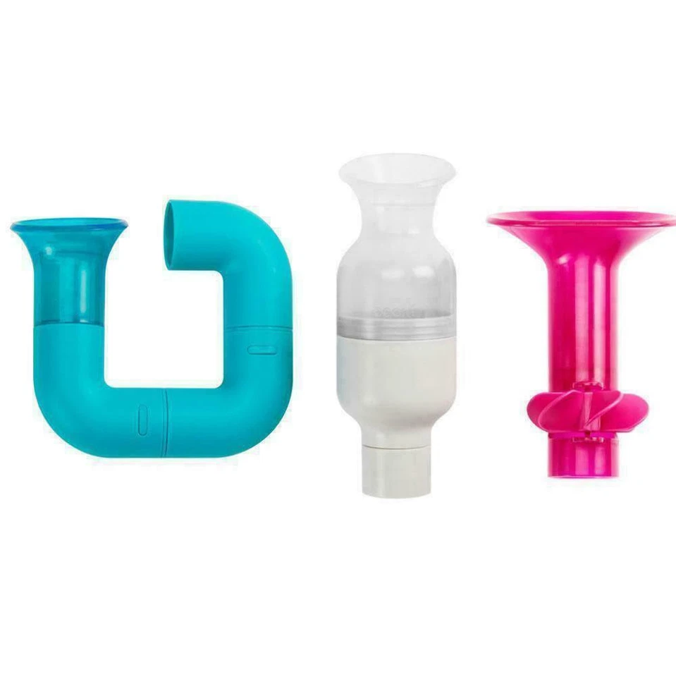 Juego de 3 juguetes de baño Boon Tubes Builder. Nuevo en caja Foto 4 de 4