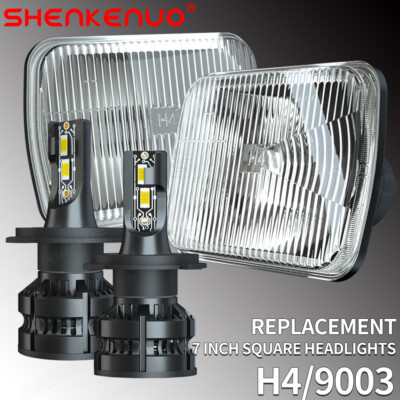 Newest Pair 130W 5x7'' 7x6'' Led Headlights HI/LO DRL for Mazda B2000 B2200 B2600