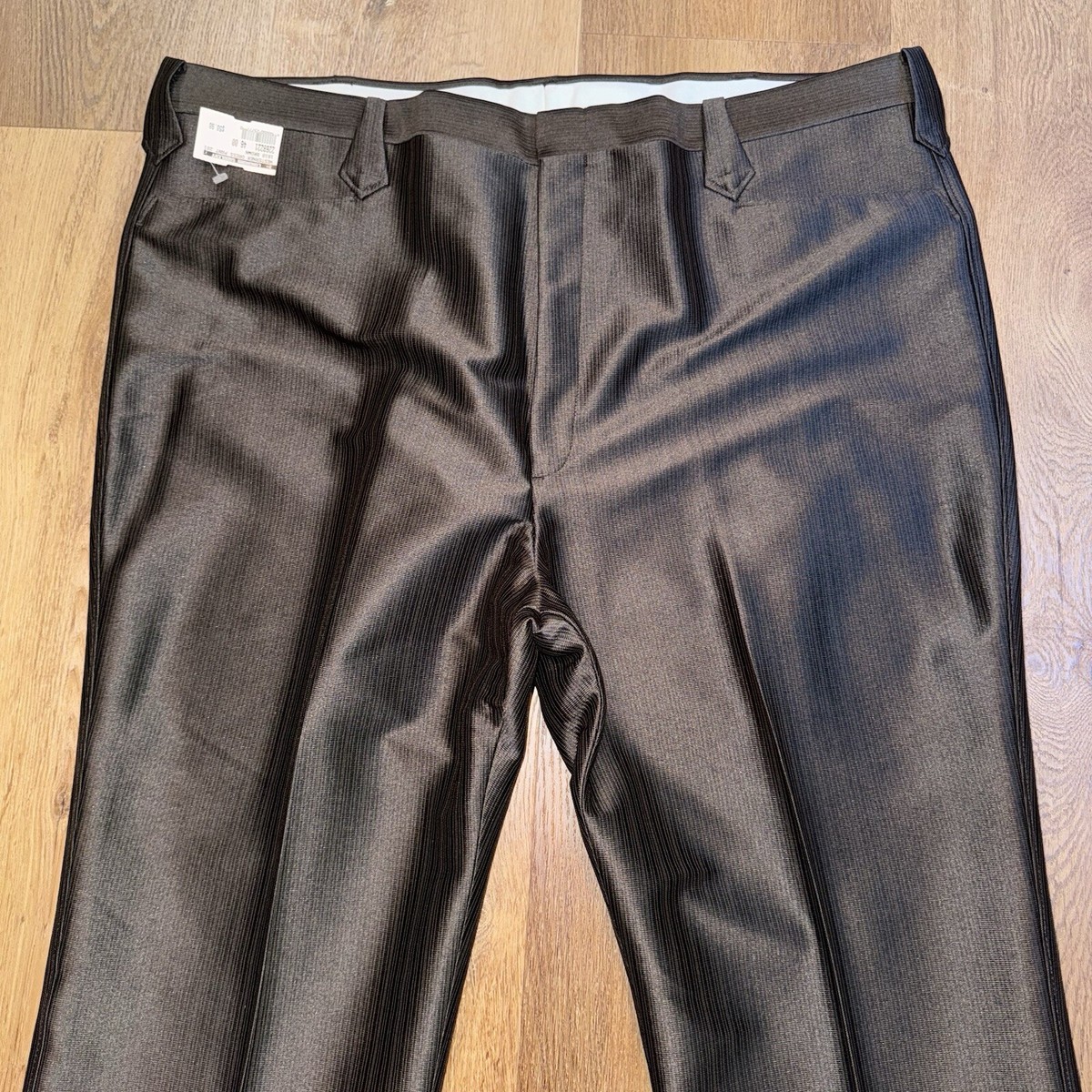 Mens Western Suit Pants Shiny Rockabilly Polyester Cowboy