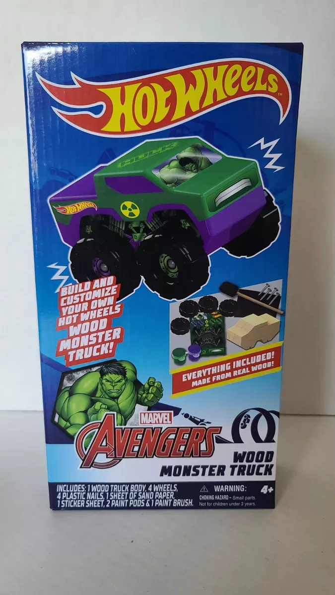 Hot Wheels Monster Truck Maker Kit: Build your own working toy monster truck .