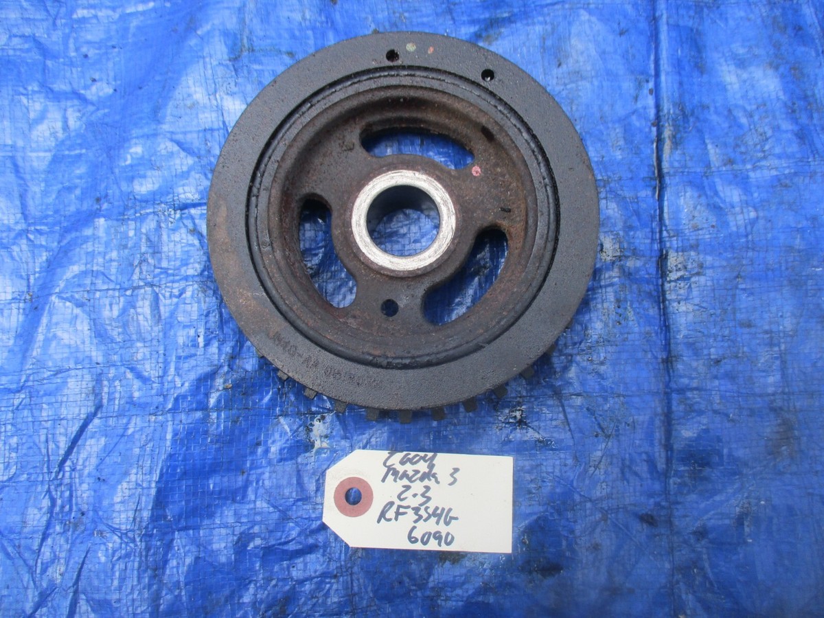 2004 Mazda 3 crankshaft pulley 2.3 OEM harmonic balancer RF3S4G