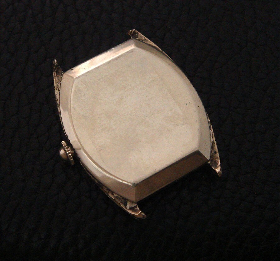 Cadran De Montre Hamilton Modèle Perry Vintage (vers 1931) - Laiton, Chiffres Arabes