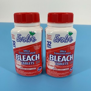 Lot 2 Evolve Bleach Tablets Spring Berry Scent Ultra Concentrated 2x32 64 Total 844021070884 Ebay