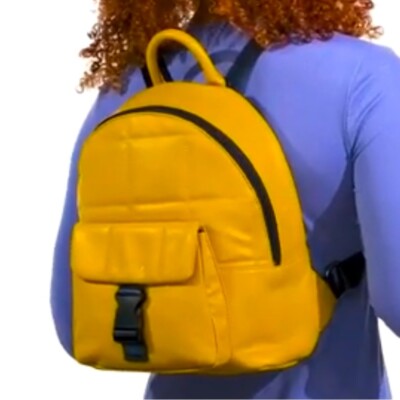 Women’s Bag NAUTICA Puff N Stuff Backpack Cornbread (Yellow) PVC AUTHENTIC New Women main image 2