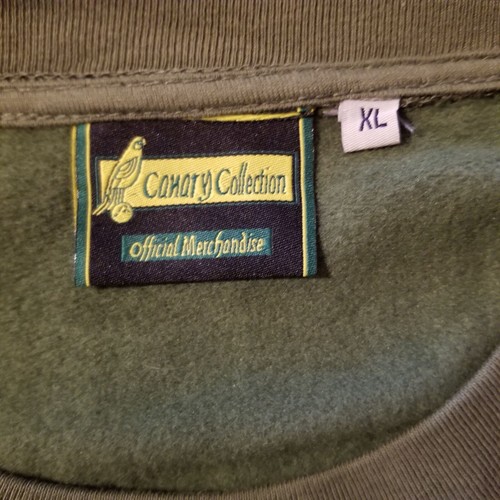 NORWICH CITY FC FOOTBAL CLUB CANARIES England Soccer Sweatshirt Green Size XL - Picture 7 of 8