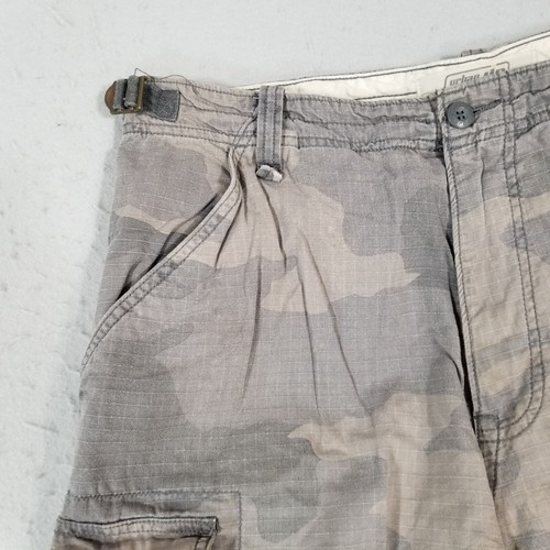 Urban pipeline camo cargo pants men's 34x29 green gray ripstop baggy Street - Picture 3 of 13