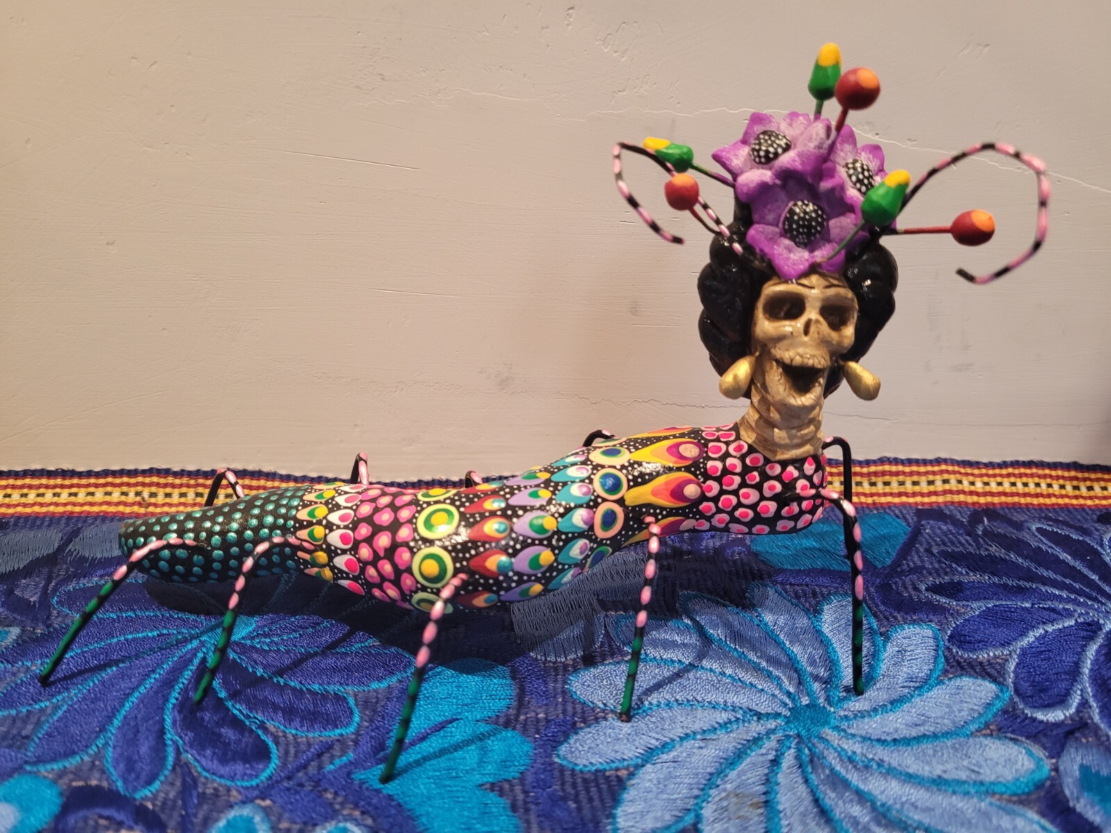 Frida Kahlo Day of the Dead Concepcion Bug Aguilar Oaxaca Mexico Insect ...