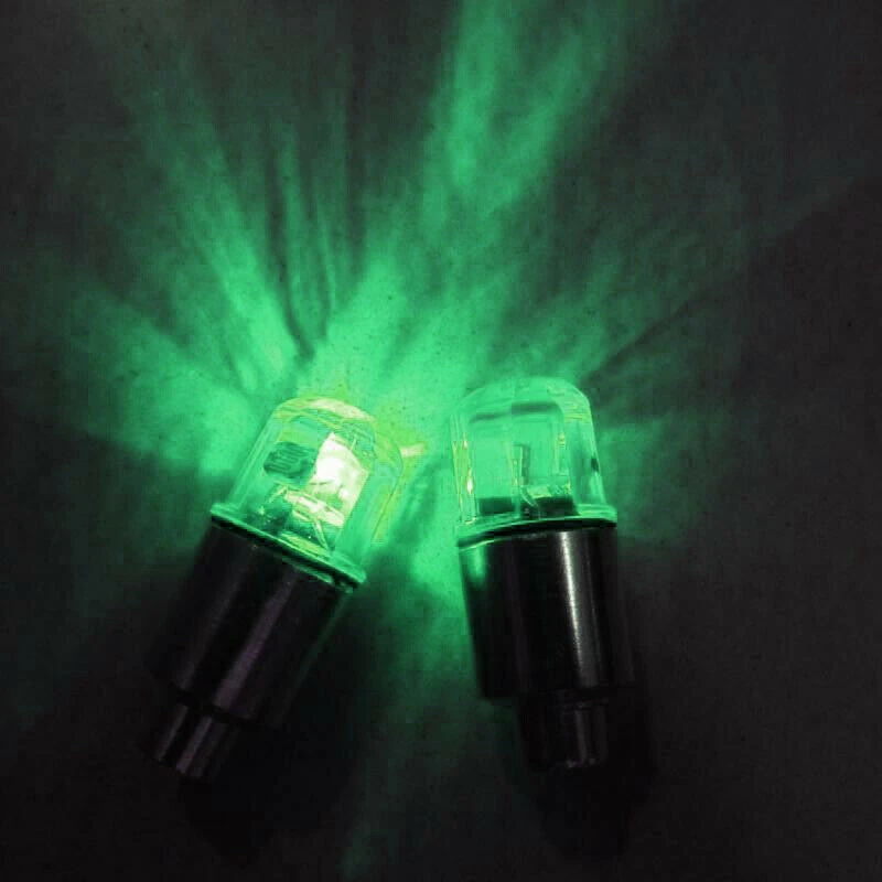 4pcs Car Auto Wheel Tire Tyre Air Valve Stem LED Light Caps Cover Accessories - Image 4 of 4