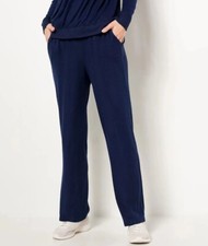 Candace Cameron Bure Regular Brushed Pull-on Pant Midnight Blue Medium - A462128
