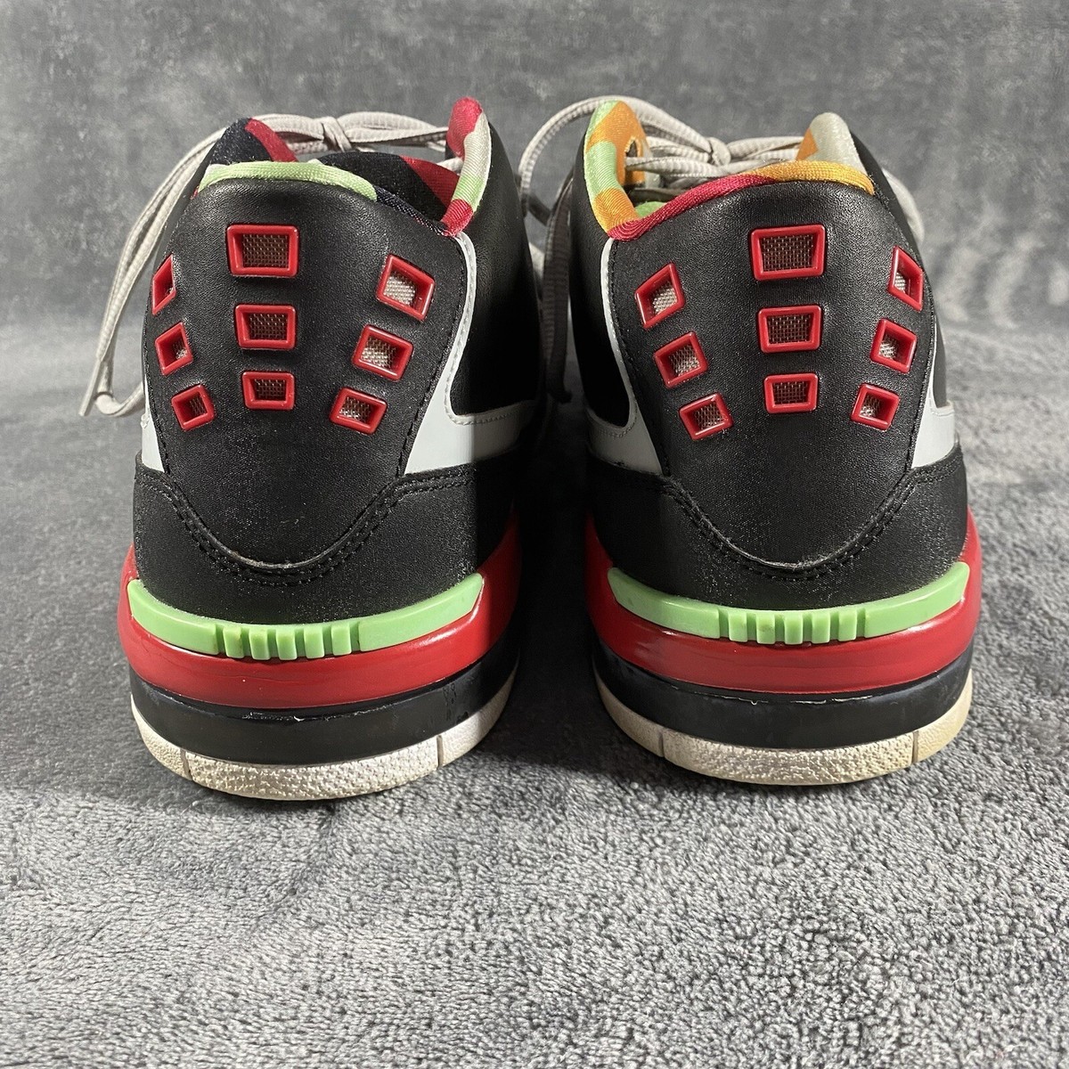 Air Jordan Flight 23 Shoes Mens 13 Black White Grey Red 317820-015 Sneaker Size 12 - Air Jordan Flight 23 Black for sale online | eBay main image 2