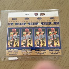 New York Knicks 97NBA Finals & Eastern Conference Finals Full Ticket Sheets MINT