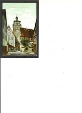 GERMANY PC " Weisser Turm, Rothenburg"  UNUSED  No Writing  Very Clean