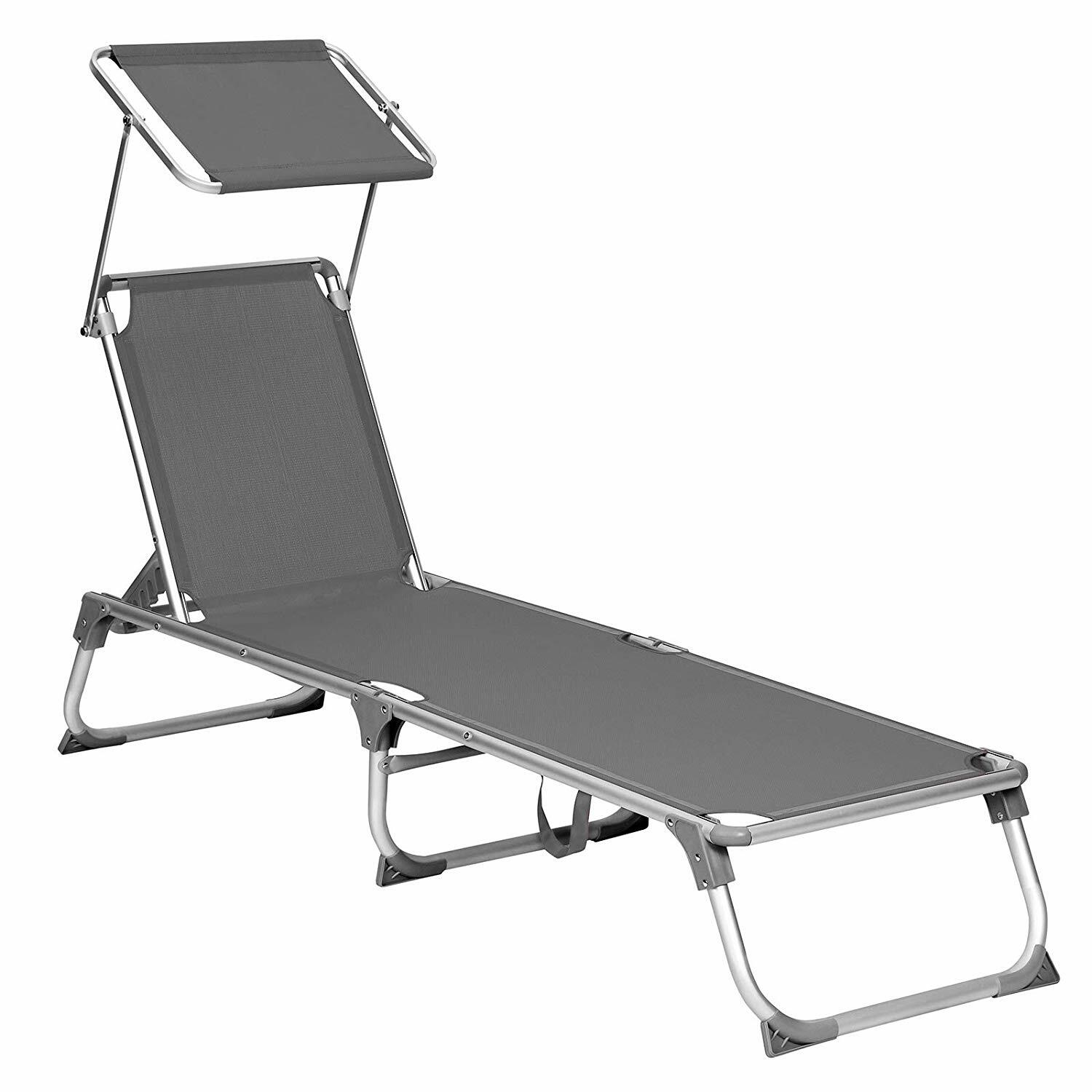 Sonnenliege Liegestuhl Gartenliege Campingbett