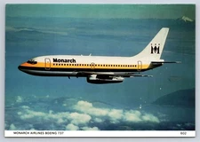 Airplane Postcard Monarch Airways Airlines Boeing 737 GS7