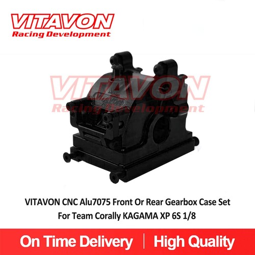 VITAVON CNC Alu7075 Front Or Rear Gearbox Case Set For Team Corally KAGAMA XP 6S - Picture 14 of 16