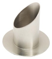 Langkerzen Kerzenleuchter Messing Vernickelt Silber Matt FüR Ø 50 Mm Altarkerzen