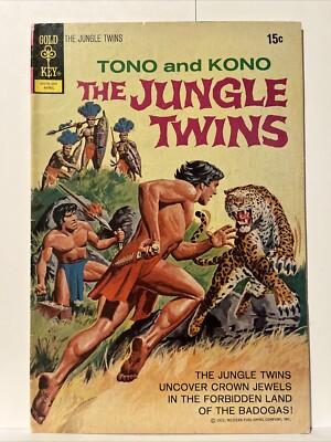 TONO AND KONO THE JUNGLE TWINS #1 1972 GOLD KEY COMICS