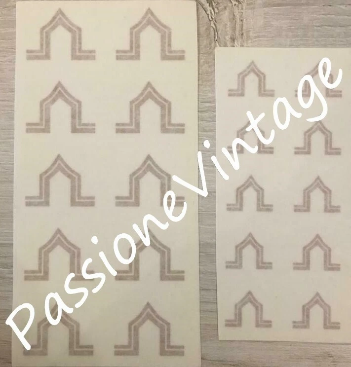 DEI Puntali - decalcomanie terminali filetti oro/adesivi/stickers