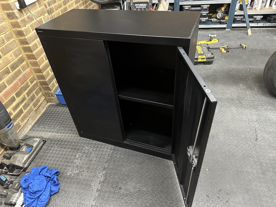 Metal Filing Cupboard Storage with 2 Doors for Office Laundry