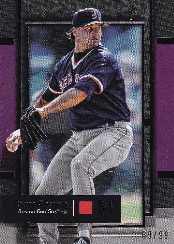 ROGER CLEMENS /99 TOPPS MUSEUM COLLECTION AMETHYST PURPLE RED SOX