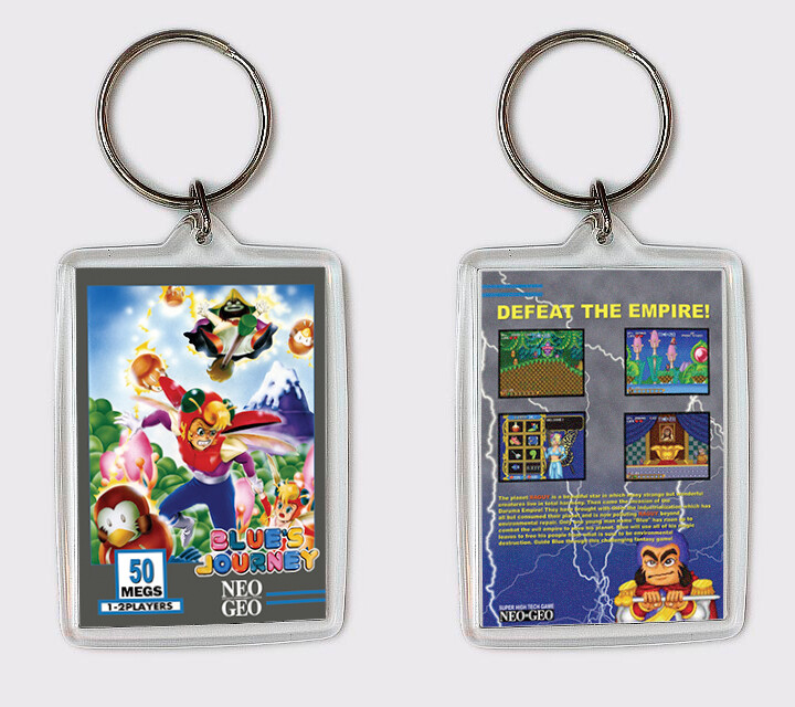 Blues Journey neo geo Porte-Clés Porte-Clé