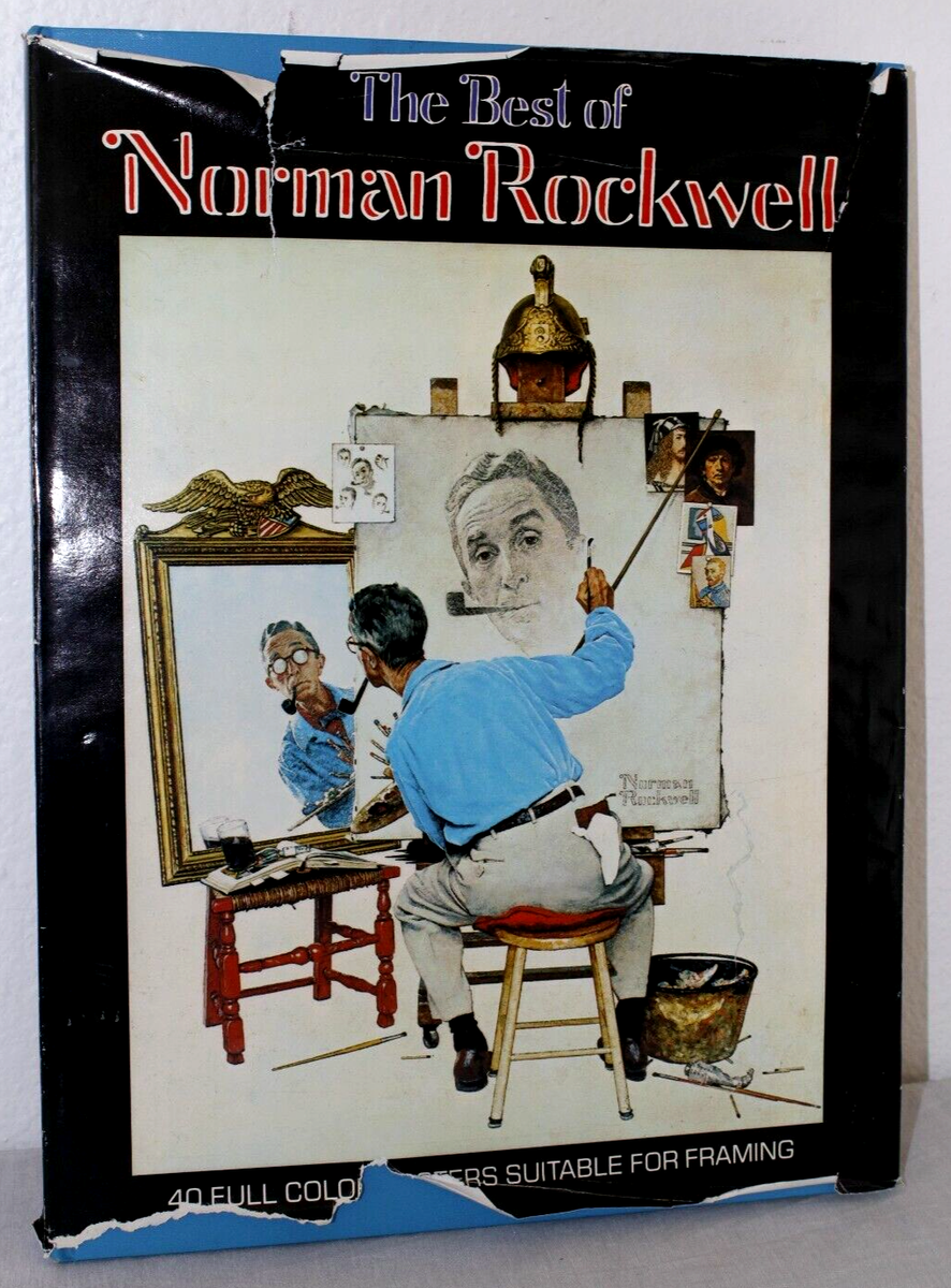 The Best of Norman Rockwell 40 Full Color Posters 1979 Bonanza