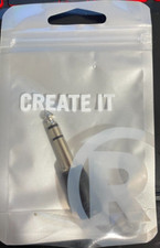 1/8 Mono Jack to 1/4 Stereo Plug Headphone Adapter NEW IN PACKAGE