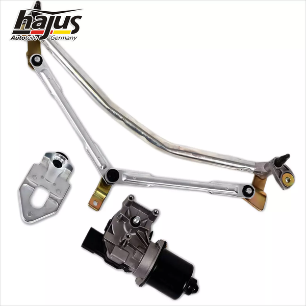 Original hajus WischergestäNge + Scheibenwischermotor VW Polo 9N Bj.2001-2009-image