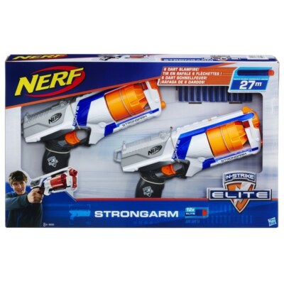 NERF N-STRIKE ELITE STRONGARM SET Spielzeug Outdoor Darts Action Blaster NEUWARE