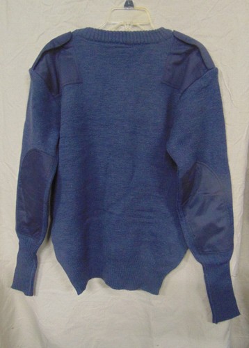British Military blue wool Commando sweater, S to XL, Grade 1 cd., free shipping - Picture 5 of 12