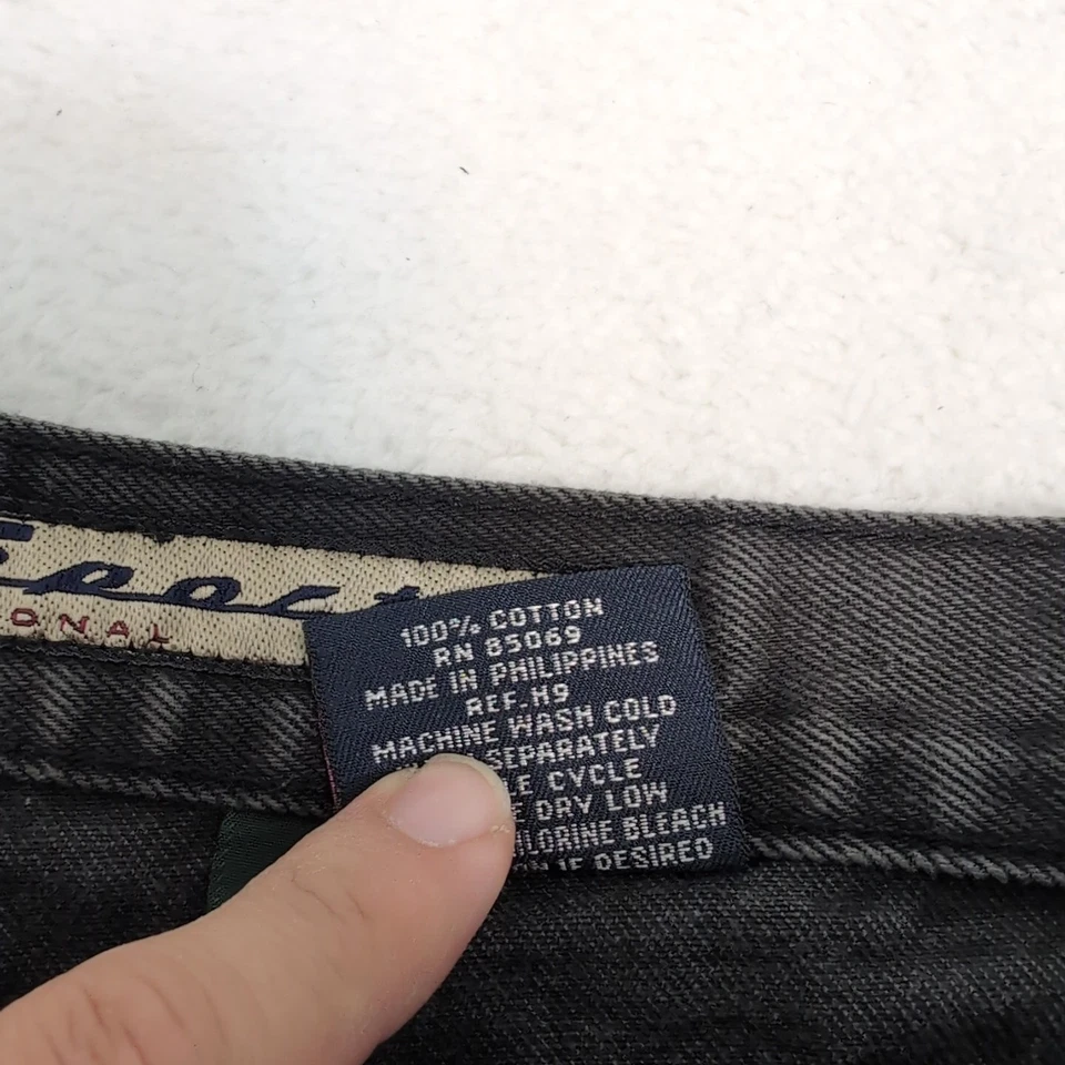 Vintage Paco Sport Baggy Tapered Jeans Black Denim 32"x28" - Image 3 of 4