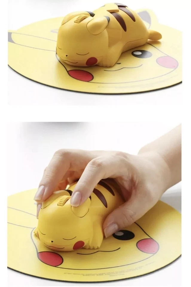 Pokemon Pikachu Figure Bluetooth Wireless Computer Mouse Limited Edition - Image 4 of 4