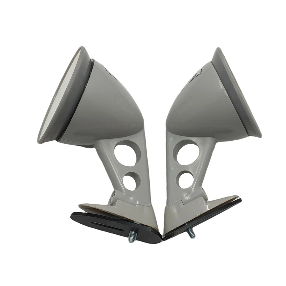 Espejo retrovisor lateral guardabarros vintage universal para carreras JDM Sport Bullet Muscle Foto 2 de 4