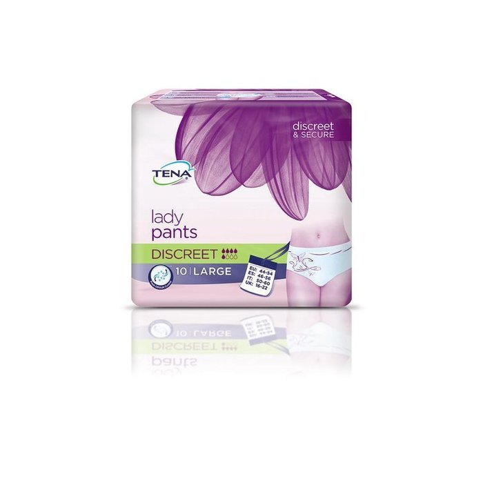 TENA LADY PANTS Discreet L - 6 x 10 Stk. - Nachfolger Sillouhette