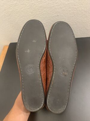 BALLY malvio-E/13 crocodile brown men loafer shoes size EU 6  display picture 1