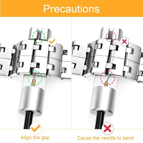 Watch Link Removal Tool, Watch Band Repair Tool Kit Bracelet Adjustment Resizing - Picture 3 of 8
