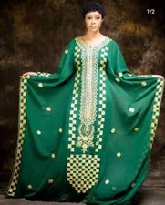 Hand Work Dubai Stylish Abaya Long Farasha Islamic Kaftan Gown Dress Moroccan