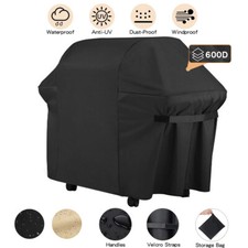 Heavy Duty BBQ Grill Cover Waterproof 600D Barbecue Replacement 58" 64" 70" 72"