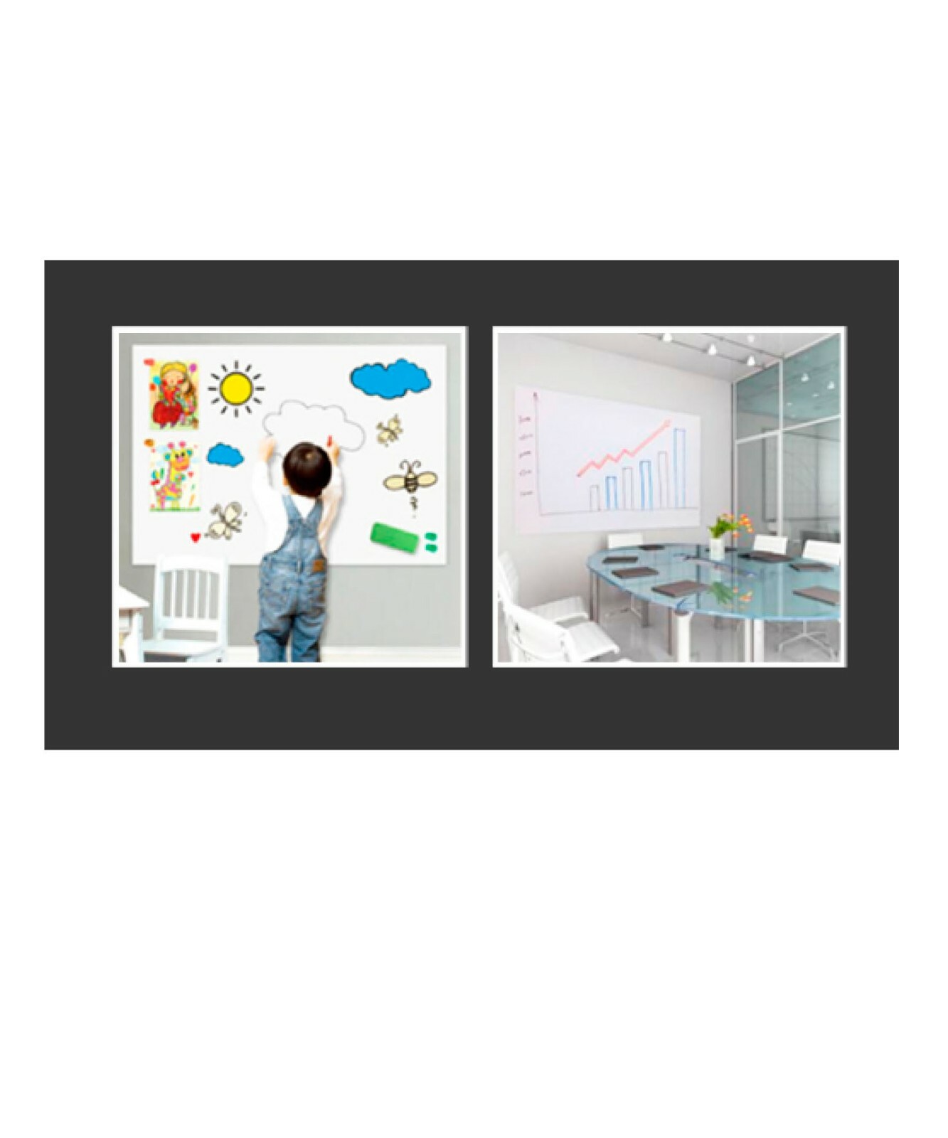 Roll up Dry Erase Whiteboard Sheet Custom sizes Fast Delivery