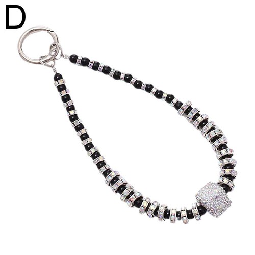 Bling-Perlen-Handgelenkkette, Telefon-Lanyard, kurzer Telefongurt New P3 - Photo 16 sur 16