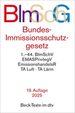 Bundes-Immissionsschutzgesetz | Taschenbuch |...