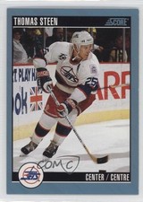 1992-93 Score Canadian Thomas Steen #80 0a4