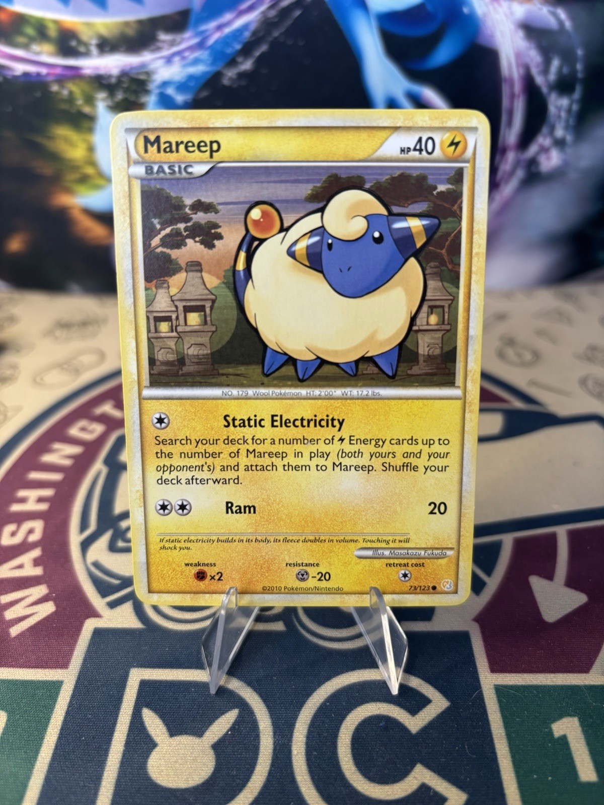 Pokémon TCG Mareep HeartGold SoulSilver 73/123 Regular