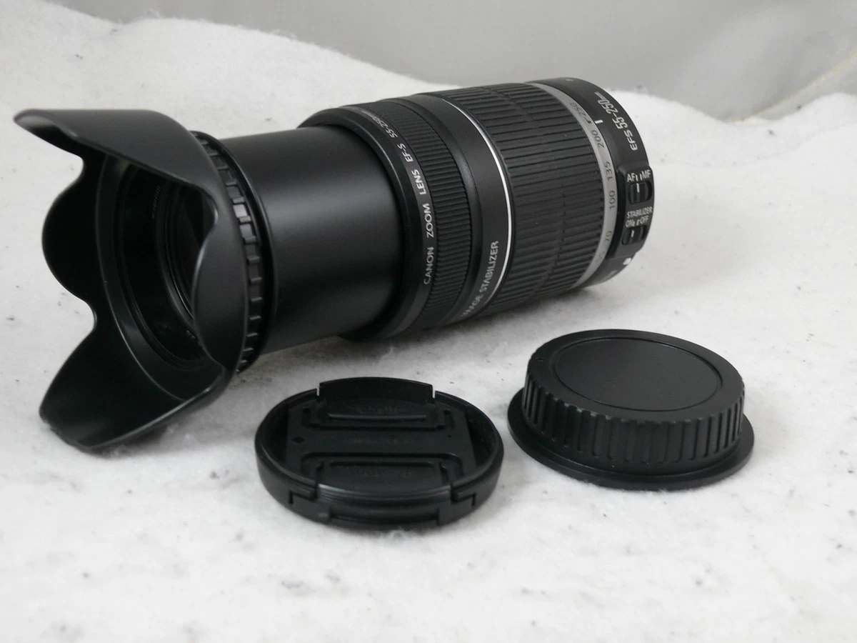 Canon EF-S 55-250mm Focal Camera Lenses for sale | eBay