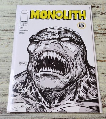 NEW Monolith #1 (May 15, 2024)  Image Comics Cover B Todd McFarlane Black White