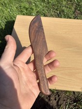 Butter knife, Hand Carved Walnut Butter spreader, Wooden Traditional Kitchenware