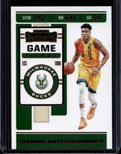 2019-20 Panini Contenders Giannis Antetokounmpo Game Ticket Red #33 Bucks