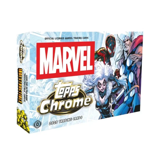2025 Topps Chrome Marvel Hobby Box - RIPPED LIVE ONLY