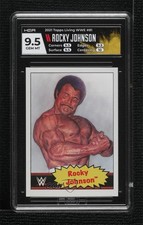 2021 Topps WWE Living Set /827 Rocky Johnson #81 HGA 9.5 GEM MINT 8nf