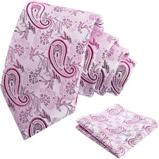 Paisley Mens 3.15'' Gradient Tie and Pocket Square Set